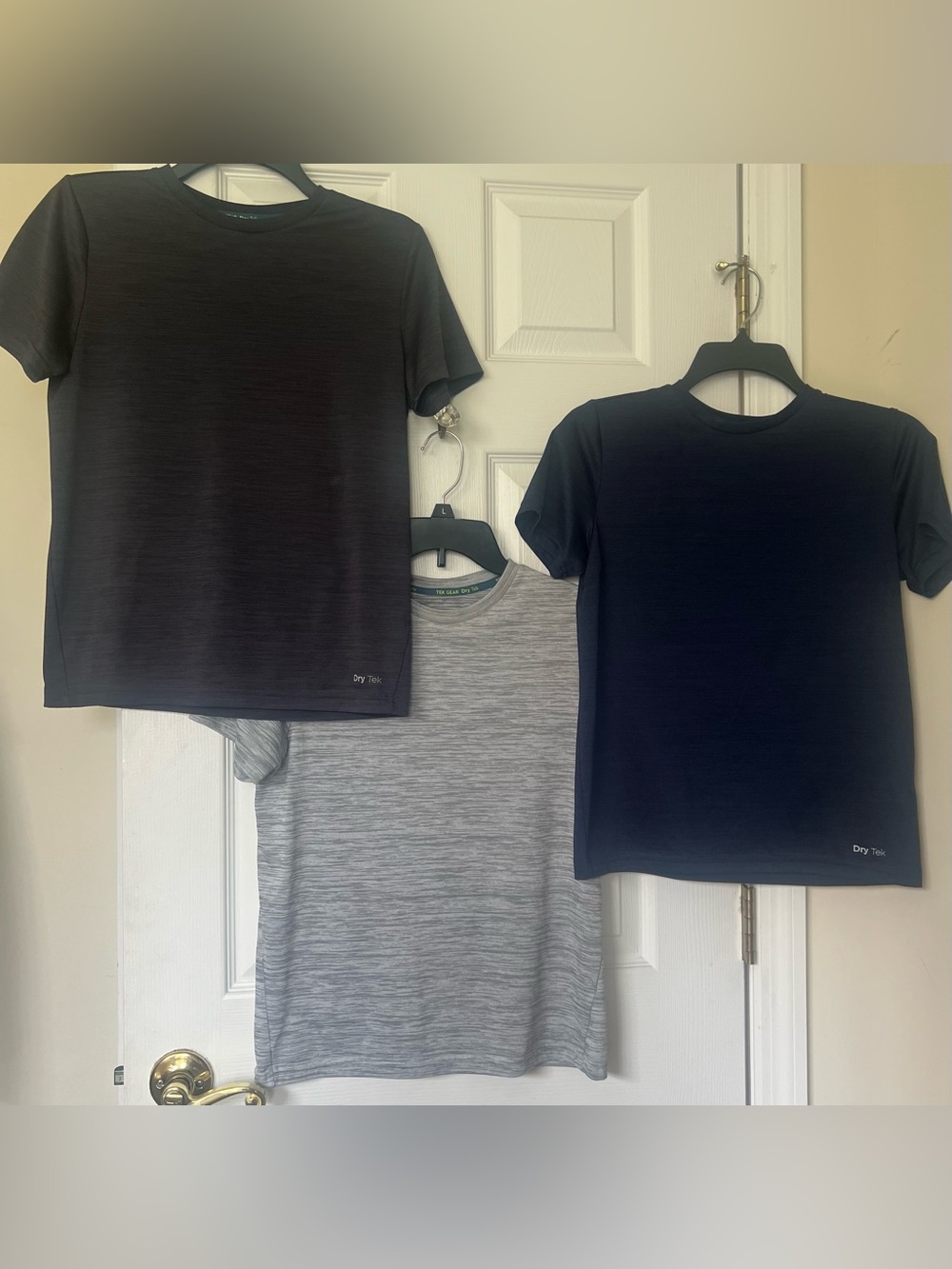 (Lot of 3) Tek Gear Dry Tek Shirts Youth Sz L (14/16) short sleeves